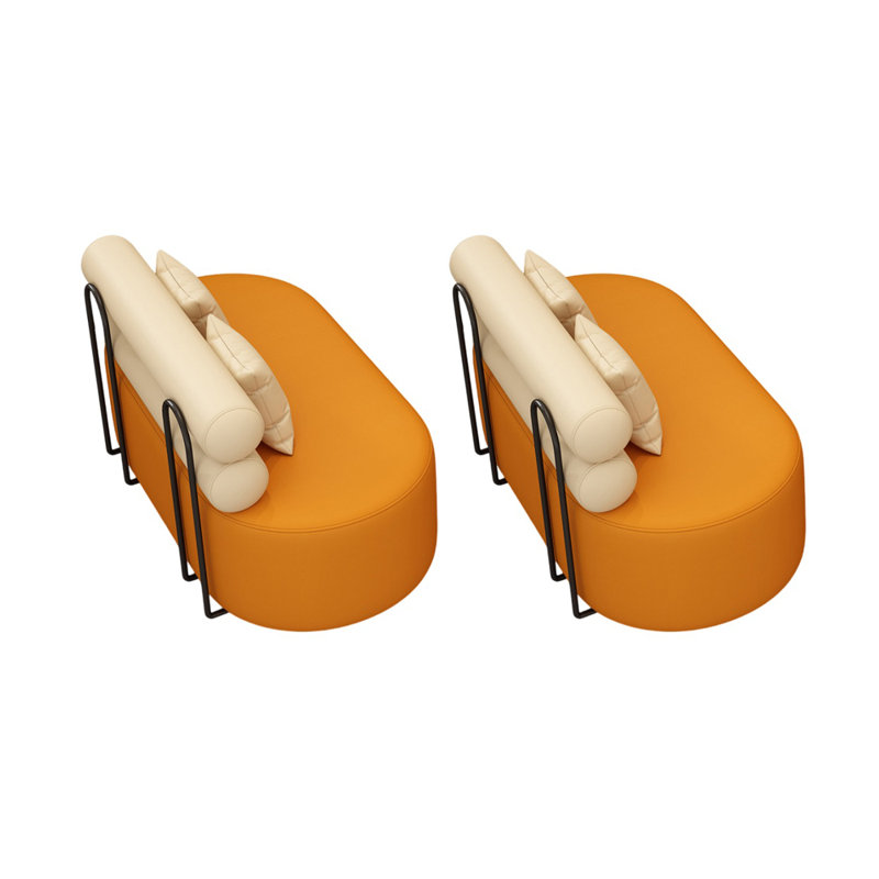 Satanya, Orange / similicuir crème