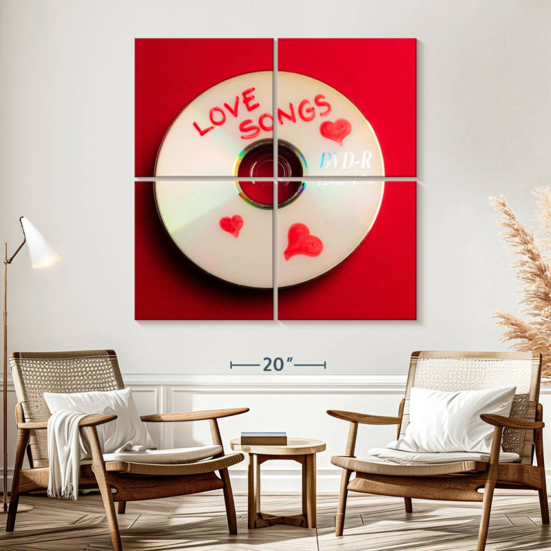 Abarca Love Chansons CD, H 57 po x l 57 po