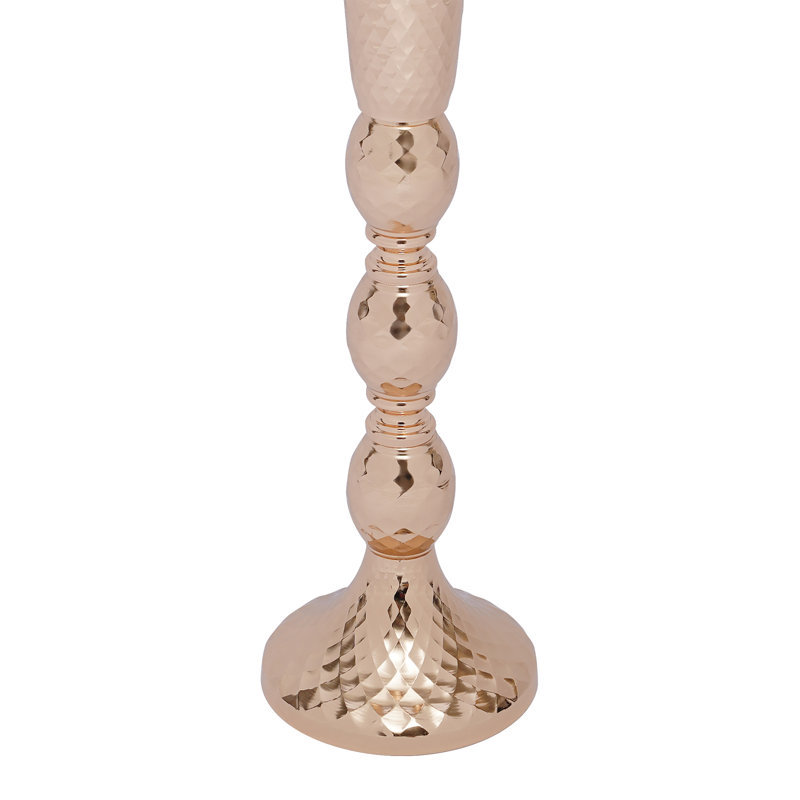Grands vases en métal, H 23,6 po x l 5,3 po x P 5,3 po