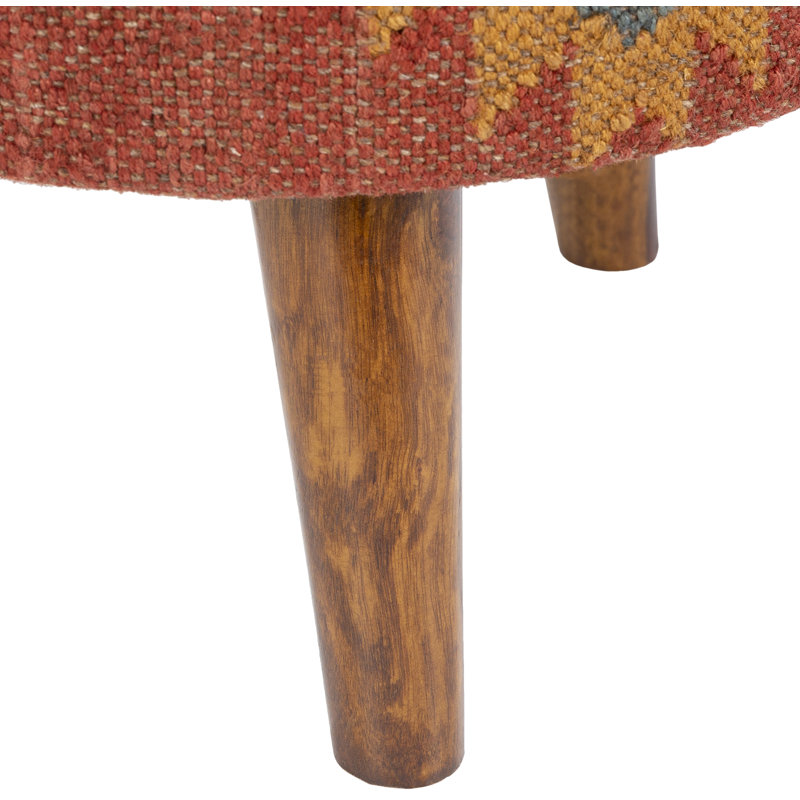 Caruthers Solid Wood Accent Stool