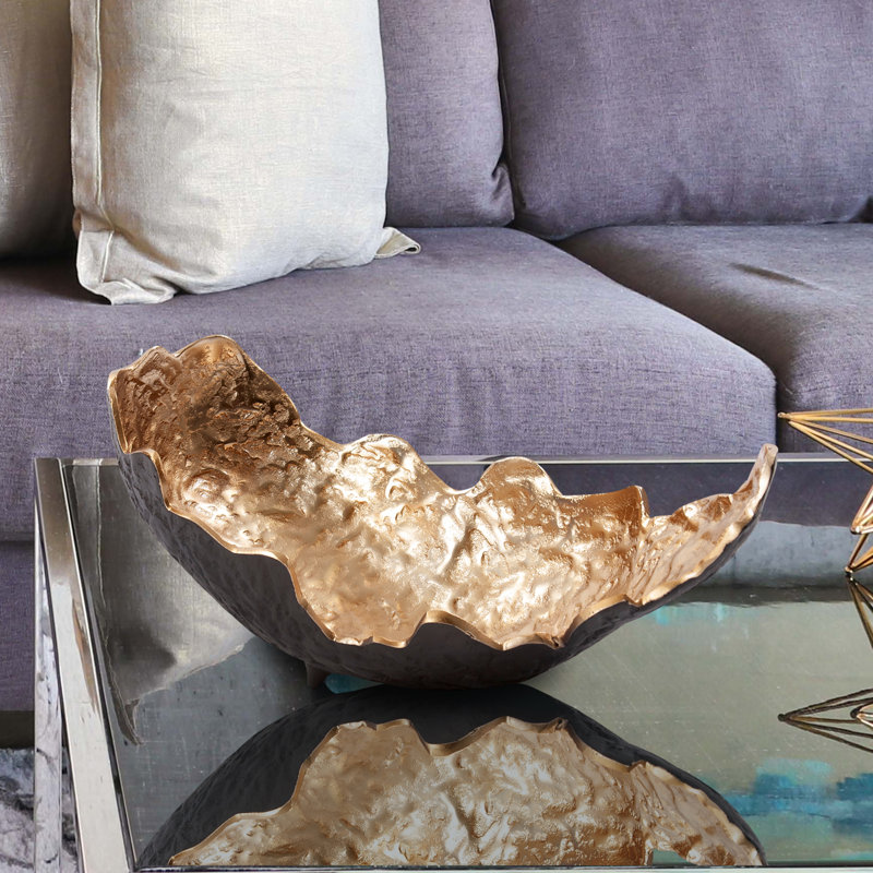 Plateau en aluminium Ladislao, L 19 po x P 9 po x H 14 po