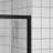44-48"x76" Aluminum Frame Double Sliding Shower Door,Bypass Bathroom Sliding Door with Premium 1/4" (6mm) Clear Tempered Glass, Black Hardware Sliding Glass Shower Enclosure,Matte Black Finished-121348705