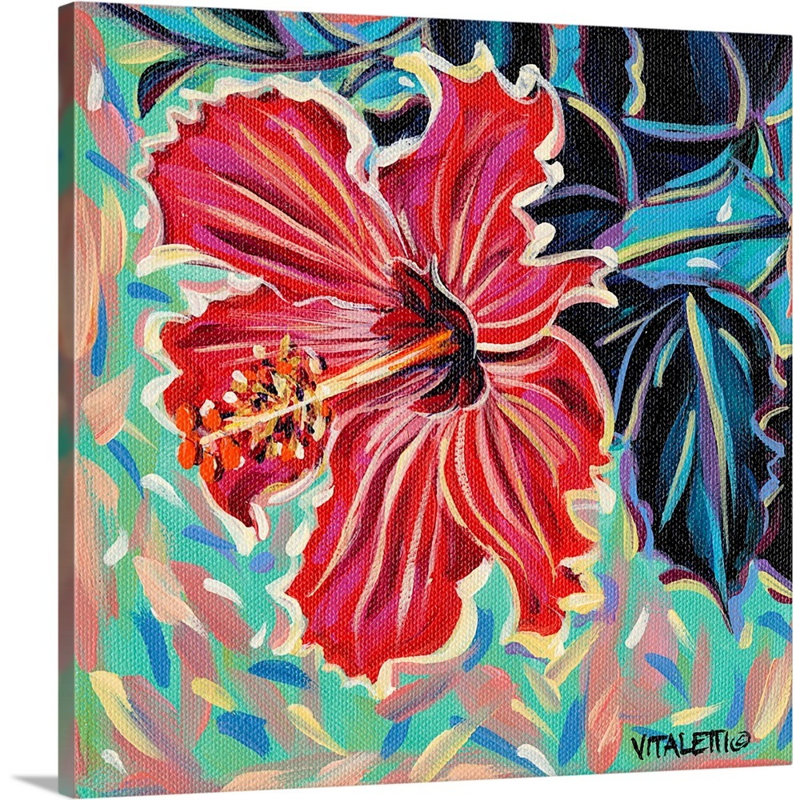 Hawaiian Beauty II, art mural sur toile, Toile tendue, H 36 po x l 36 po x P 1,25 po