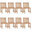 Chaises de patio en bois de teck massif avec coussins-888319574