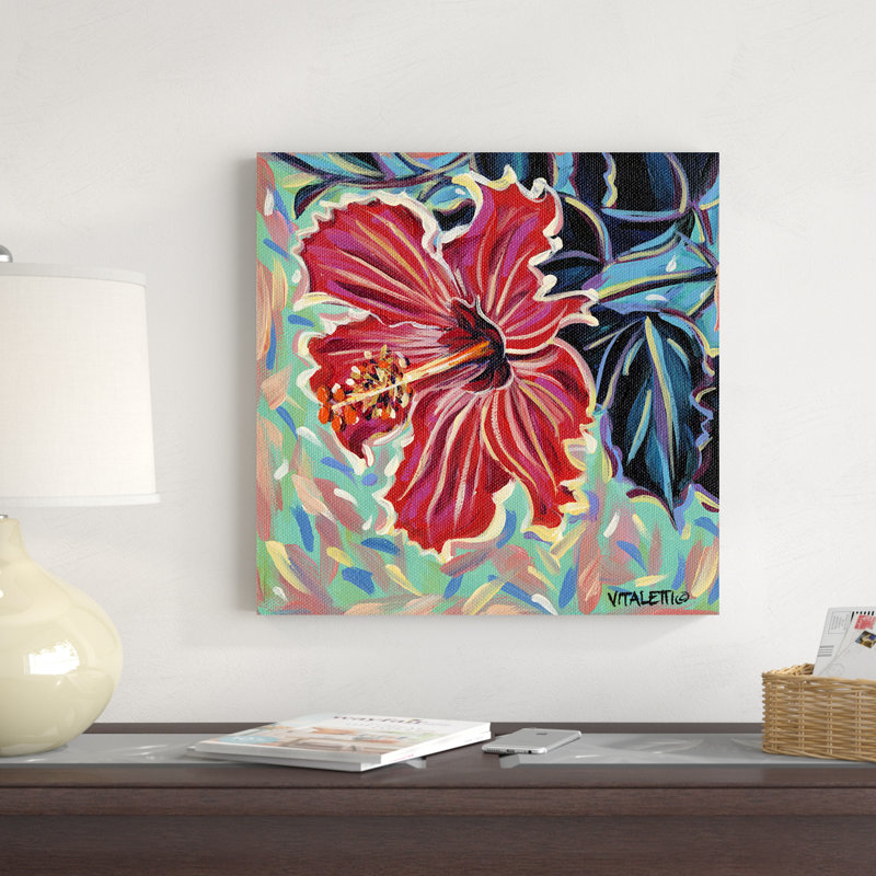 Beauté hawaïenne II, H 20 po x l 20 po x P 1,25 po