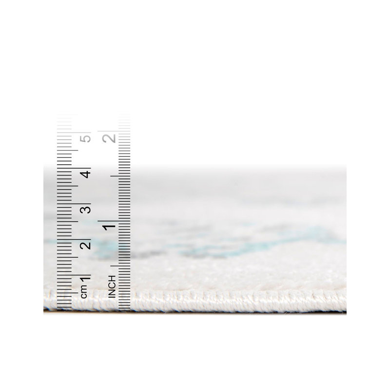 Tapis pour enfant Whimsy Safari, Rectangle 7 pi 10 po x 10 pi, Ivoire ivoire