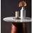 Round Marble Top Metal Base Dining Table