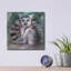 «Ring Tailed Lemur» par Robert Campbell, art mural en métal-1056932928