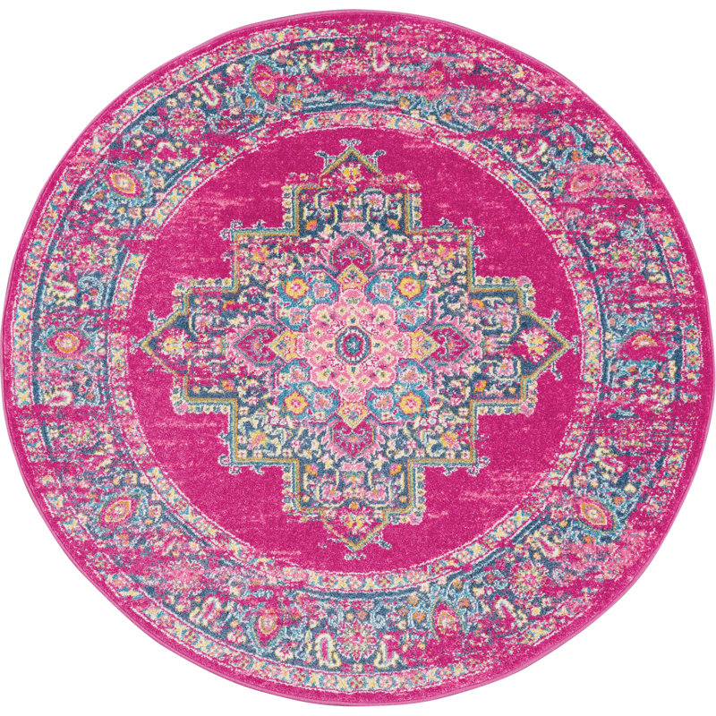 Oriental Indoor Rug, Round 4'