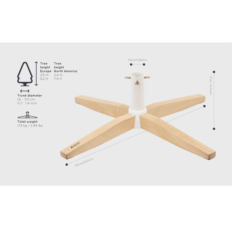 Gentle Artificial Tree Stand, White