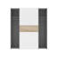 Kaeveon 2 Door Manufactured Wood Wardrobe
