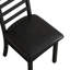 Chaises de salle à manger en métal, pieds en acier et sièges en cuir de polyuréthane, chaises de salle à manger sans accoudoirs à haut dossier, pour la cuisine et le salon-1153697462