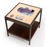Glass Top End Table