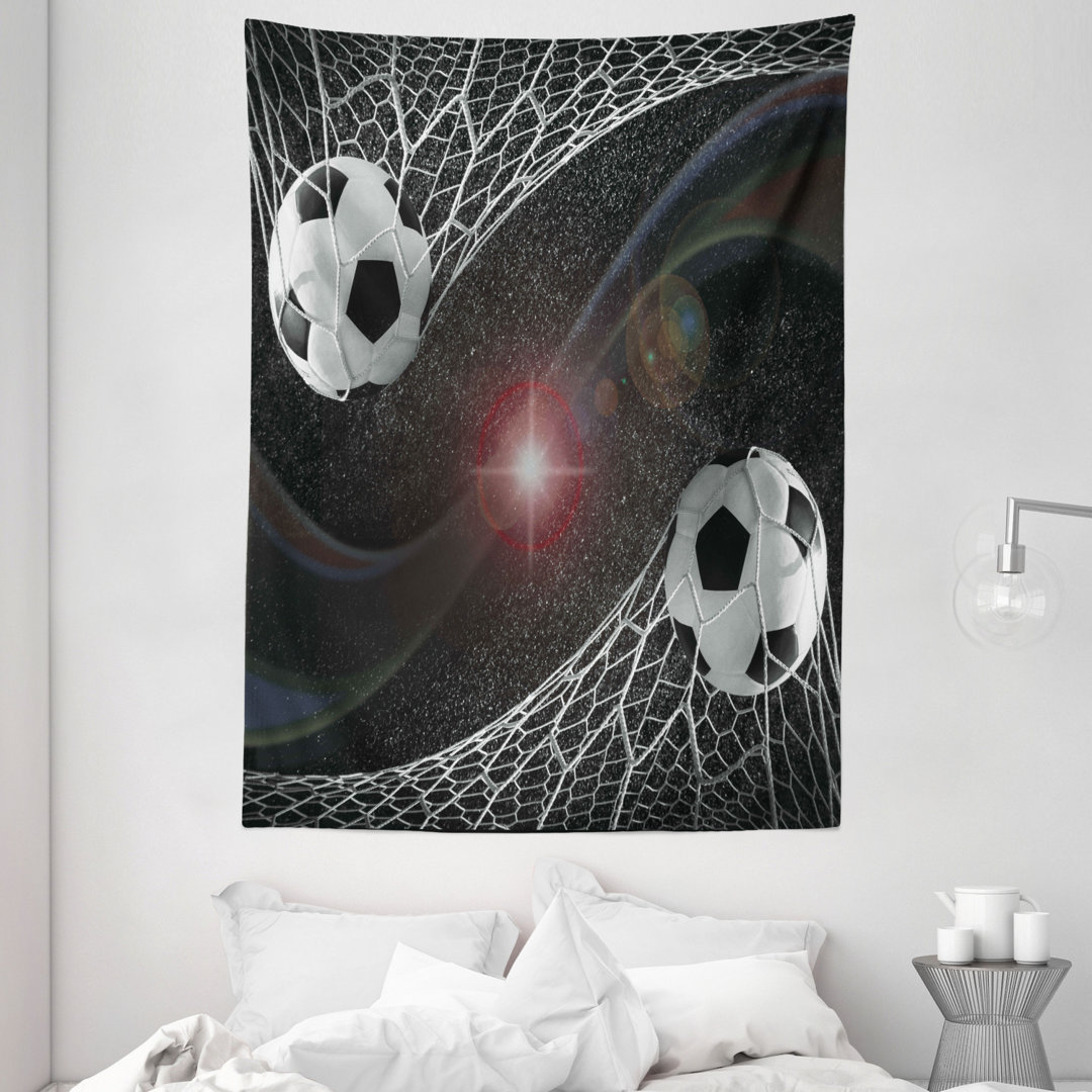 Wandbehang Fußbälle Goal Match Erfolgskonzept in der Outer Space Winner Glory Thema