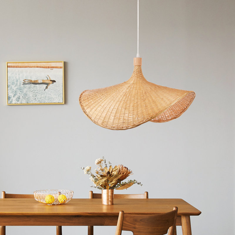 Luminaire suspendu géométrique 1 lumière Armad, H 11,81 po x l 20,86 po x P 20,86 po