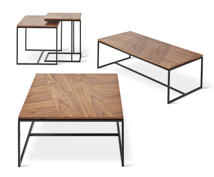 Tobias End Table, Walnut