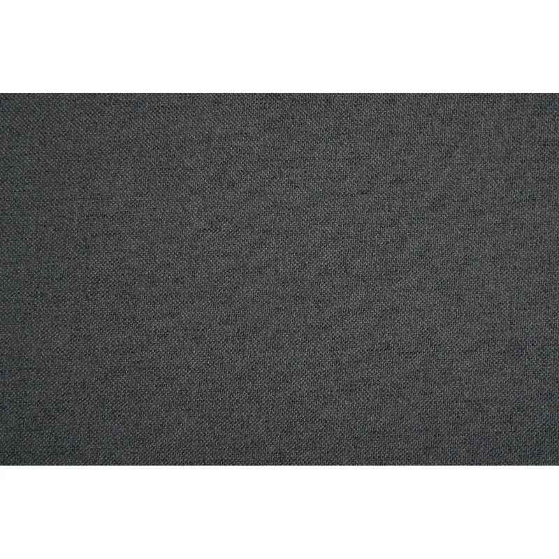 Canapé modulaire rembourré avec deux chaises longues, Gris foncé