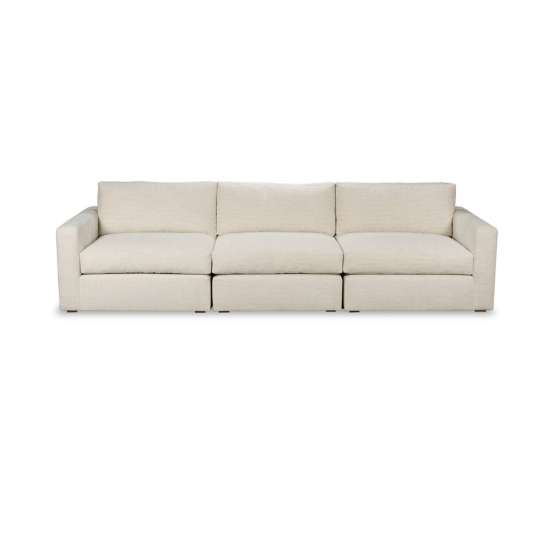 Bailey Modular Sectional, Double Up Linen Polyester