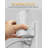 Semi-Translucent Cover White Plug-In Night Light With Light Sensor, Blue Light, 2-Level Dimmer