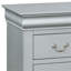 Table de chevet 2 tiroirs Platinum