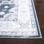 Arizona Meeghan Machine Washable Non-Slip Area Rug in Grey & Blue-1934362105