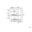 Clio Solid Wood Top Kitchen Cart