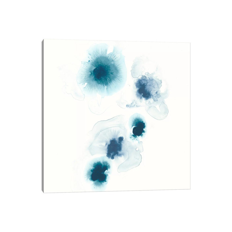 Protea Blue I by June Erica Vess - Wrapped Canvas Gallery-Wrapped Canvas Giclée, 45.72 cm H x 45.72 cm W