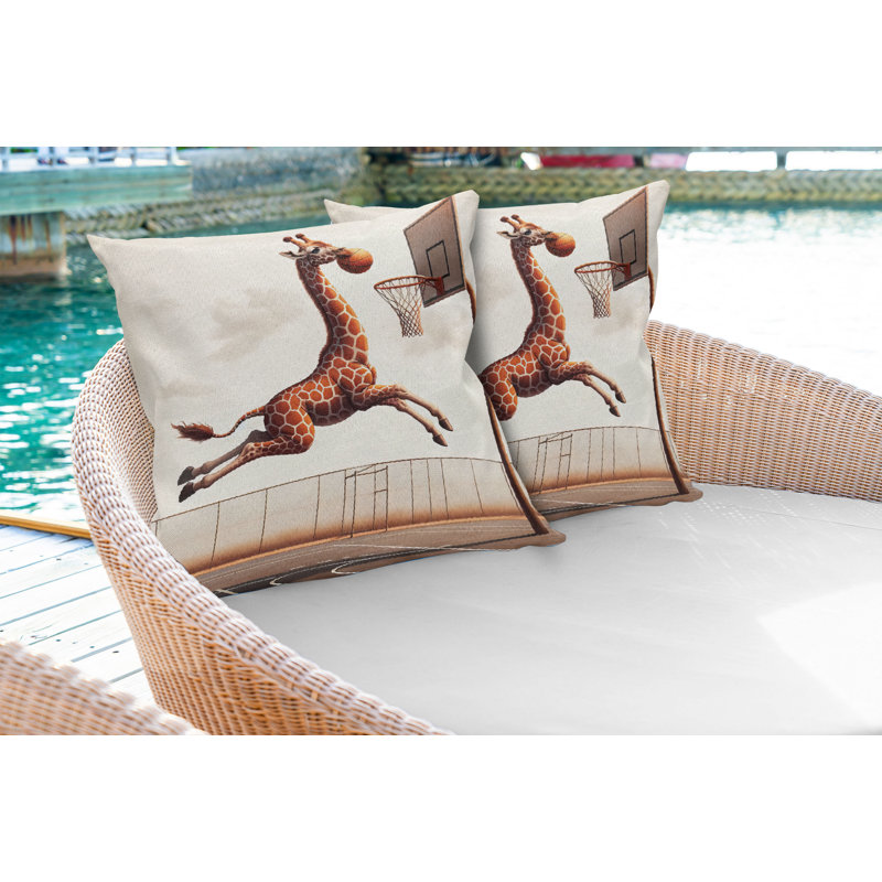 Ensemble de 2 housses de coussin Ambesonne, H 16 po x l 26 po, Rectangle