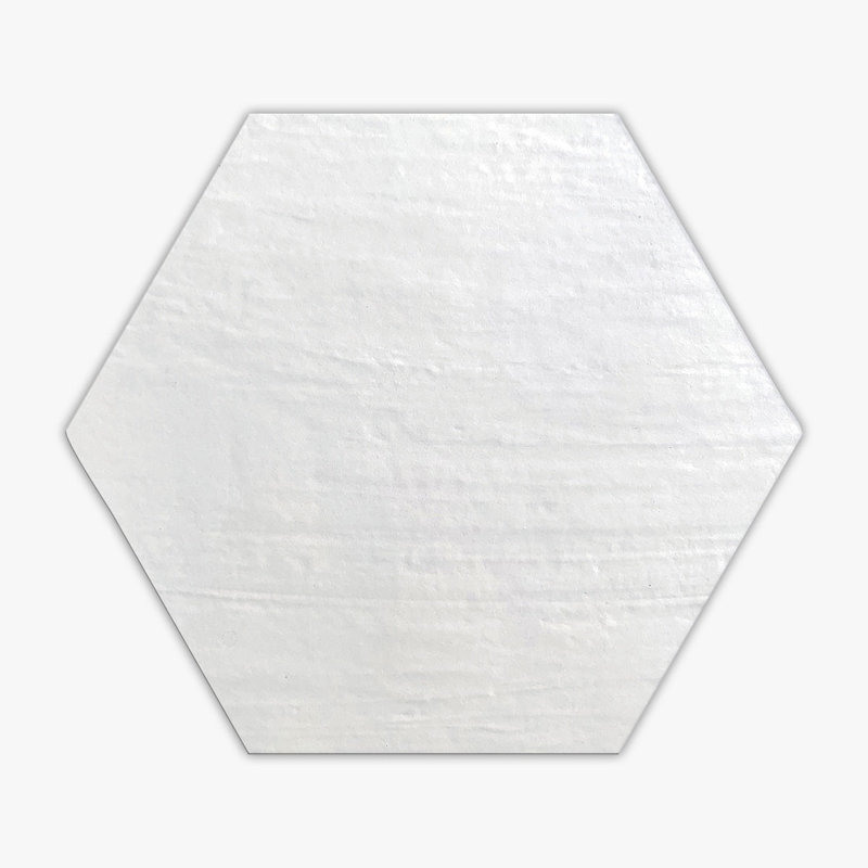 Elements White Matte 6 Porcelain Tile, White