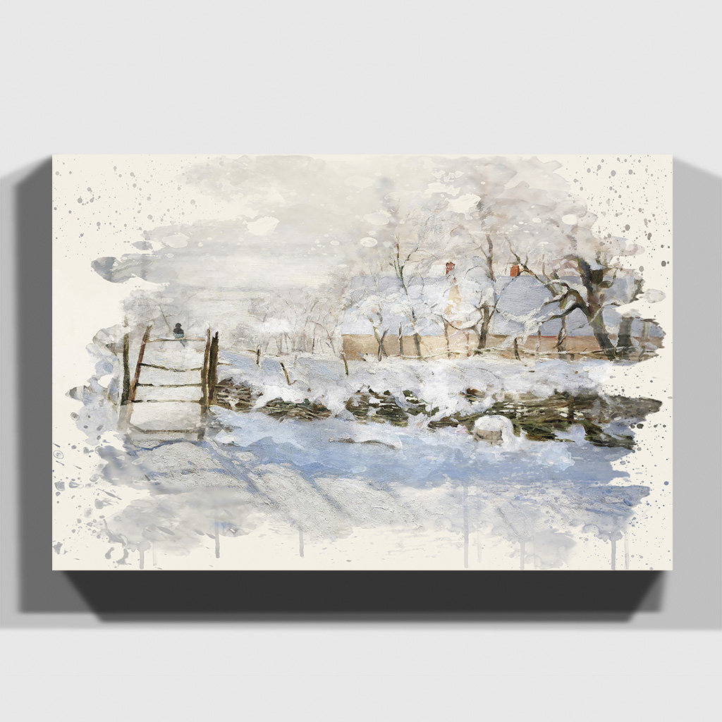 'The Magpie' by Claude Monet Painting on Canvas