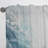 Soft Color Minimal Beach Wave I - Nautical Velvet Curtain - Room Darkening - 1 panel-107826760