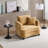 40.2" Chenille Removable Cover Soft Seat Sofa-2143072213