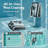 Cordless Robotic Pool Cleaner -Pool Vacuum 180W Brushless Motor, 45,000Pa Suction, Wall Climbing, Sonar Navigation, 3 Modes Automatic Pool Robot for Inground & Above-Ground Pools Up to 2150 Sq. Ft.-125822105