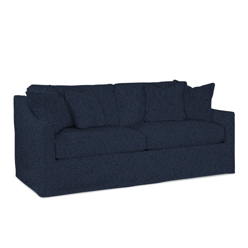 Oliver 81" Upholstered Loveseat, Basic Navy; 0317-61