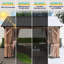 Galvanized Steel Roof Gazebo with Curtains and Ceiling Hook