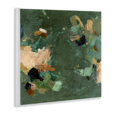 Art mural abstrait vert, par Suzanne Nicoll