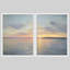 Ensemble 2 pièces d'art mural Sunrise Over Water-112375017-112375021