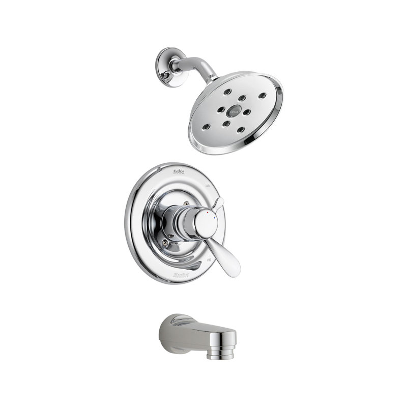Robinet de baignoire et douche à garniture Classic avec moniteur, Chrome