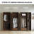 Simple Modern Walnut Wardrobe-111788549