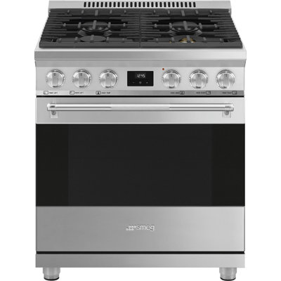 SMEG 30" Professional Dual-Fuel Range