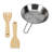 Kid Epic Chef Wooden Pretend Play Kitchen Set