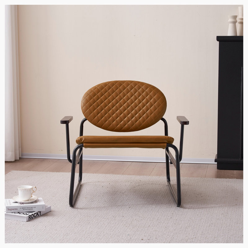 Fauteuil de 30,91 po de largeur Terence, Brun
