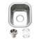 Houzer Club 13 inch Stainless Steel Undermount Bar Sink with Strainer and Grid - CS-1307-C