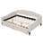 Upholstered Tufted Daybed with Two Drawers