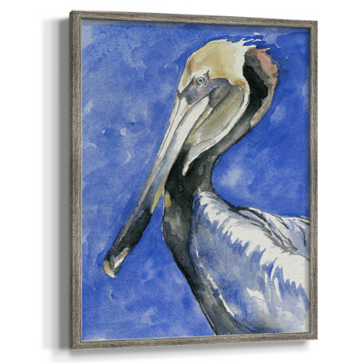 Pelican Pool II Framed Print - Solid Wood