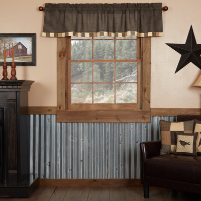 Kettle Grove Cotton Tailored Window Valance