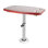 RV Table with 4 Cup Holders, Adjustable Height Pedestal Table