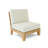 Teak Patio Sectional with Cushions