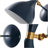 Bloomsdale 1 - Light White/Brass Gold Wallchiere-876110411