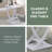 Arbri 22" W Criss-Cross Chairside End Table-1297541289
